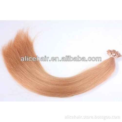 Best quality remy indian I tip human hair extension